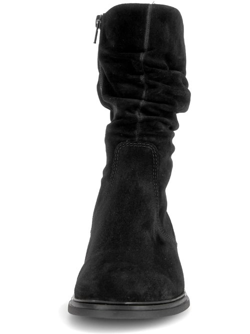 Bottines en cuir velours - Kiabi Bottines en cuir velours - Kiabi
