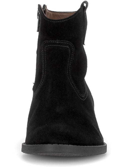 Bottines en cuir velours - Kiabi Bottines en cuir velours - Kiabi