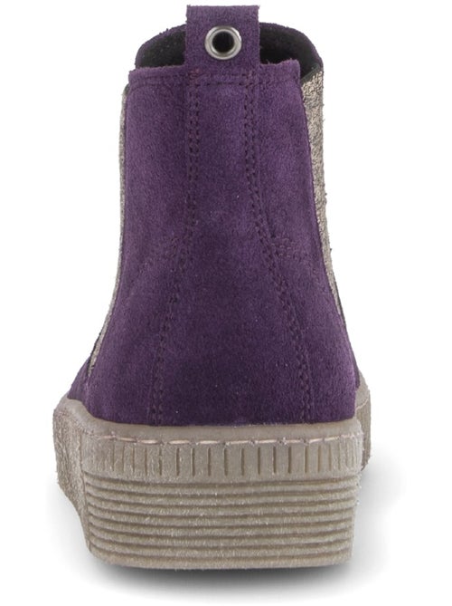 Bottines en cuir velours - Kiabi Bottines en cuir velours - Kiabi