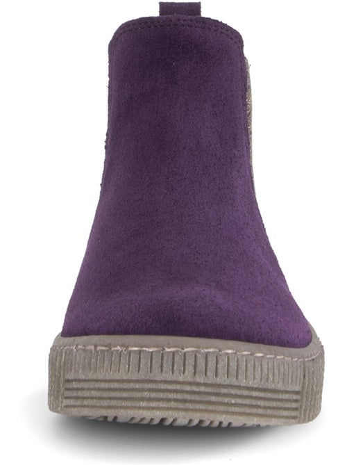 Bottines en cuir velours - Kiabi Bottines en cuir velours - Kiabi