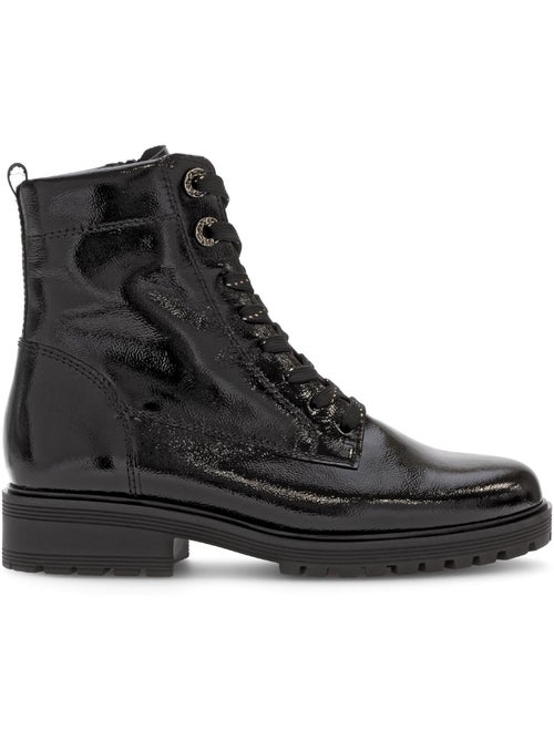 Bottines en cuir verni - Kiabi Bottines en cuir verni - Kiabi