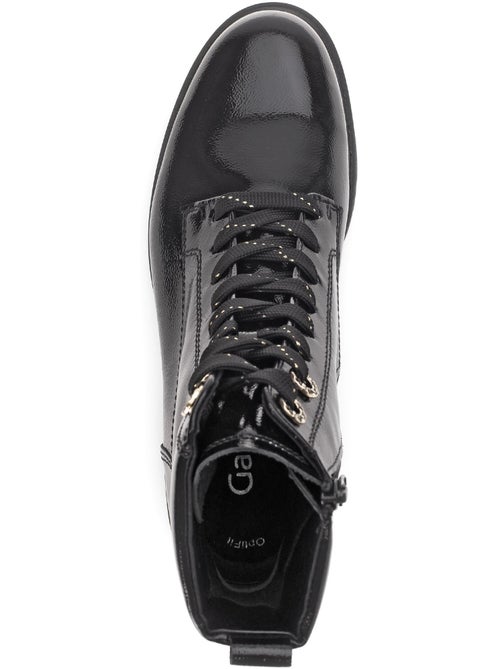 Bottines en cuir verni - Kiabi Bottines en cuir verni - Kiabi