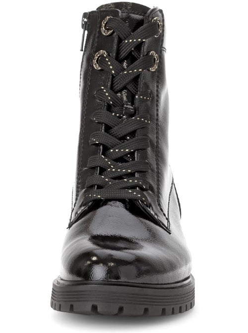 Bottines en cuir verni - Kiabi Bottines en cuir verni - Kiabi