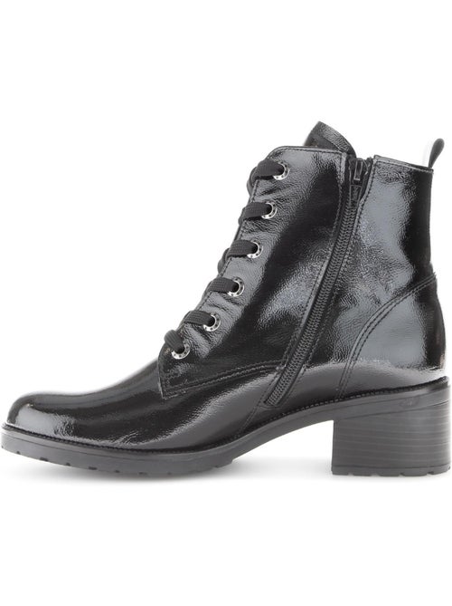 Bottines en cuir verni - Kiabi Bottines en cuir verni - Kiabi