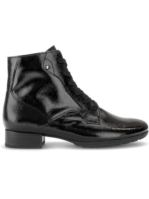 Bottines en cuir verni - Kiabi Bottines en cuir verni - Kiabi