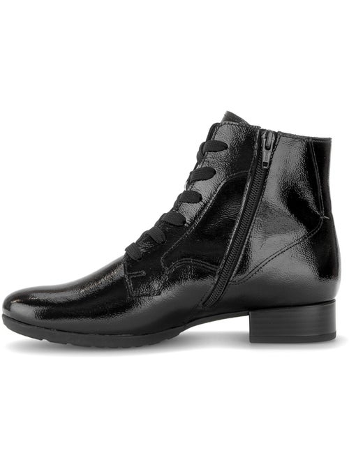 Bottines en cuir verni - Kiabi Bottines en cuir verni - Kiabi
