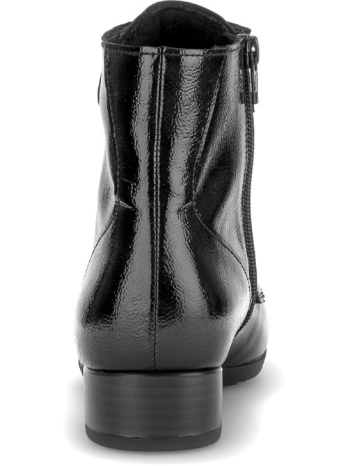 Bottines en cuir verni - Kiabi Bottines en cuir verni - Kiabi
