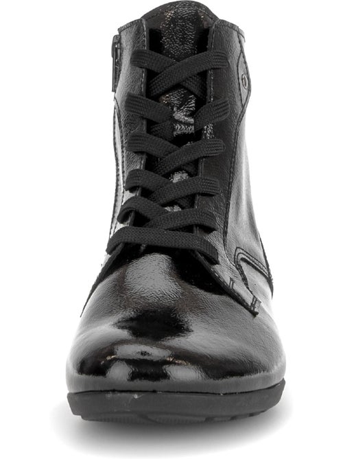 Bottines en cuir verni - Kiabi Bottines en cuir verni - Kiabi