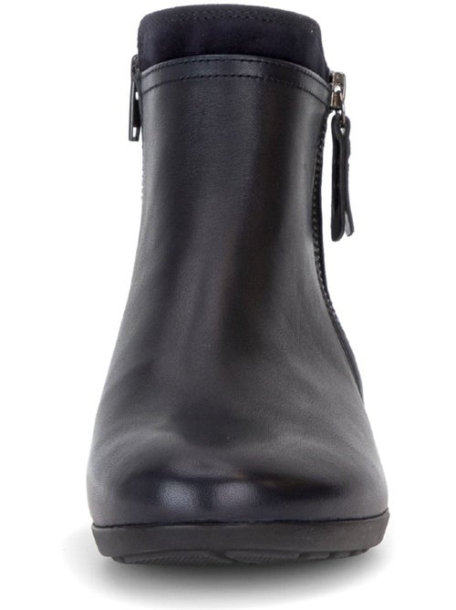 Bottines en cuirs combinés - Kiabi Bottines en cuirs combinés - Kiabi