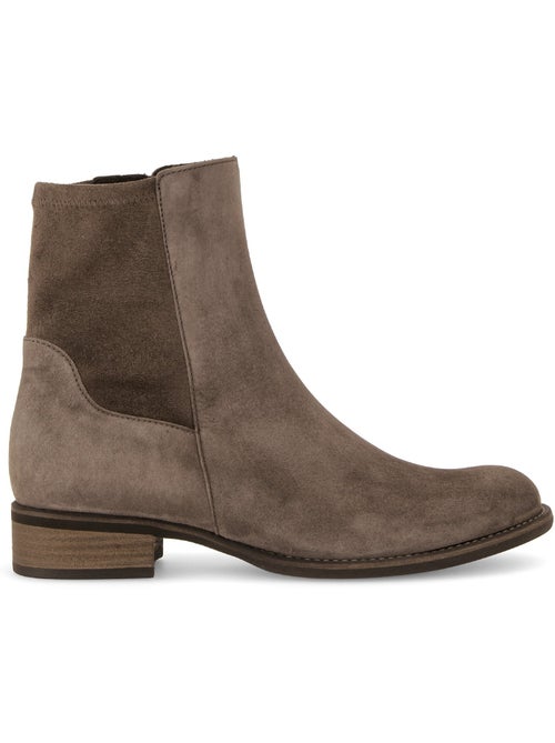 Bottines en cuirs combinés - Kiabi Bottines en cuirs combinés - Kiabi
