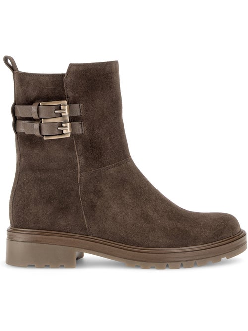 Bottines en cuirs combinés - Kiabi Bottines en cuirs combinés - Kiabi