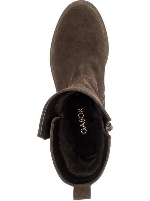 Bottines en cuirs combinés - Kiabi Bottines en cuirs combinés - Kiabi