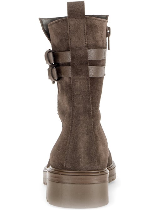 Bottines en cuirs combinés - Kiabi Bottines en cuirs combinés - Kiabi