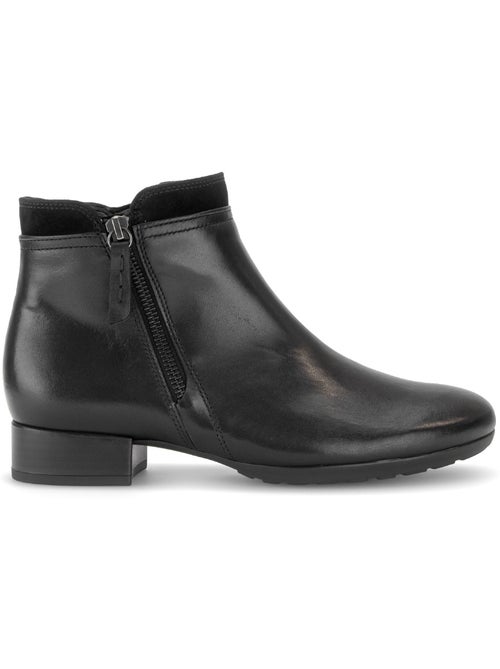 Bottines en cuirs combinés - Kiabi Bottines en cuirs combinés - Kiabi