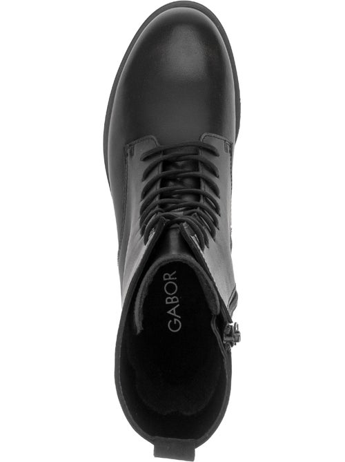 Bottines en cuirs combinés - Kiabi Bottines en cuirs combinés - Kiabi