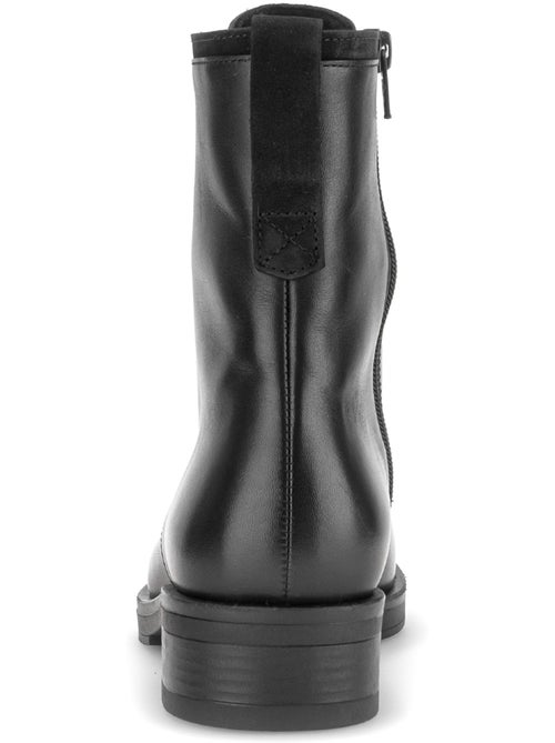Bottines en cuirs combinés - Kiabi Bottines en cuirs combinés - Kiabi