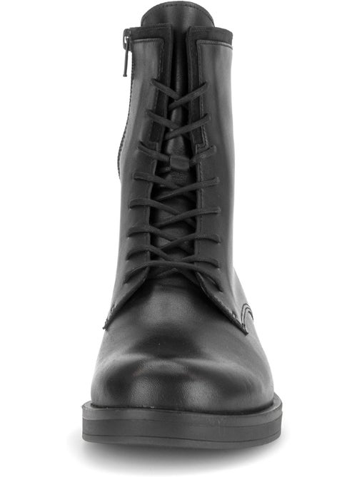 Bottines en cuirs combinés - Kiabi Bottines en cuirs combinés - Kiabi