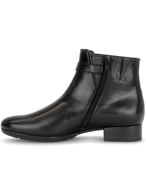 Bottines en cuirs combinés - Kiabi Bottines en cuirs combinés - Kiabi