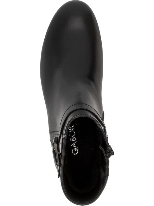 Bottines en cuirs combinés - Kiabi Bottines en cuirs combinés - Kiabi
