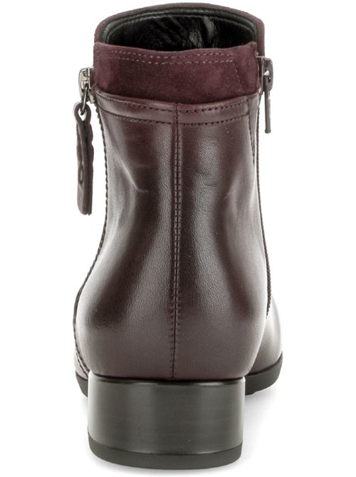Bottines en cuirs combinés - Kiabi Bottines en cuirs combinés - Kiabi