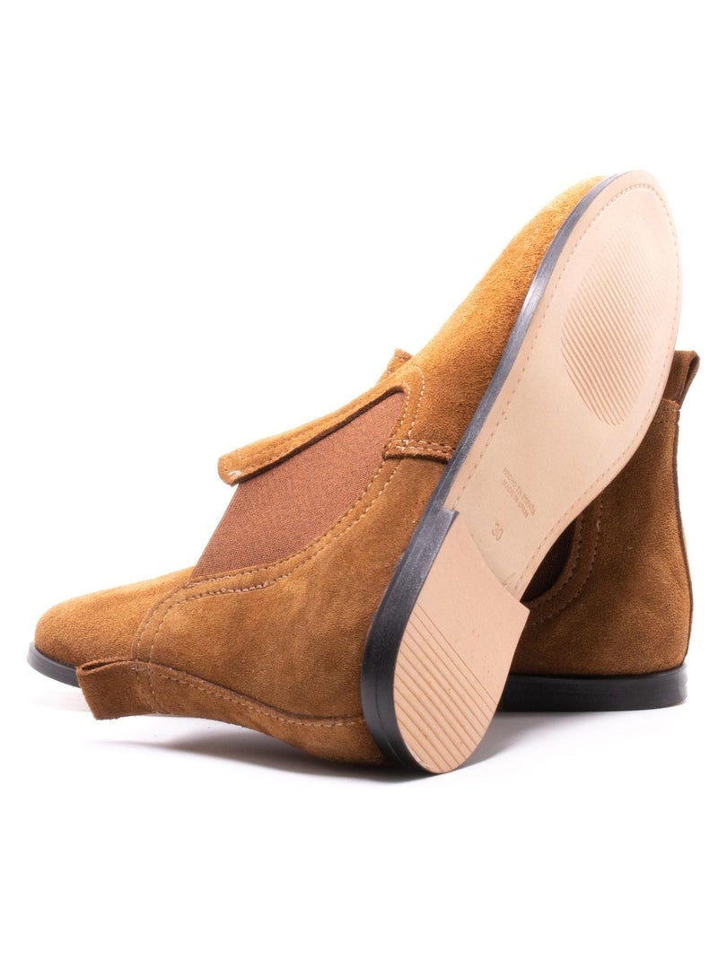 Bottines En Daim - Boni Gildas Beige foncé - Kiabi