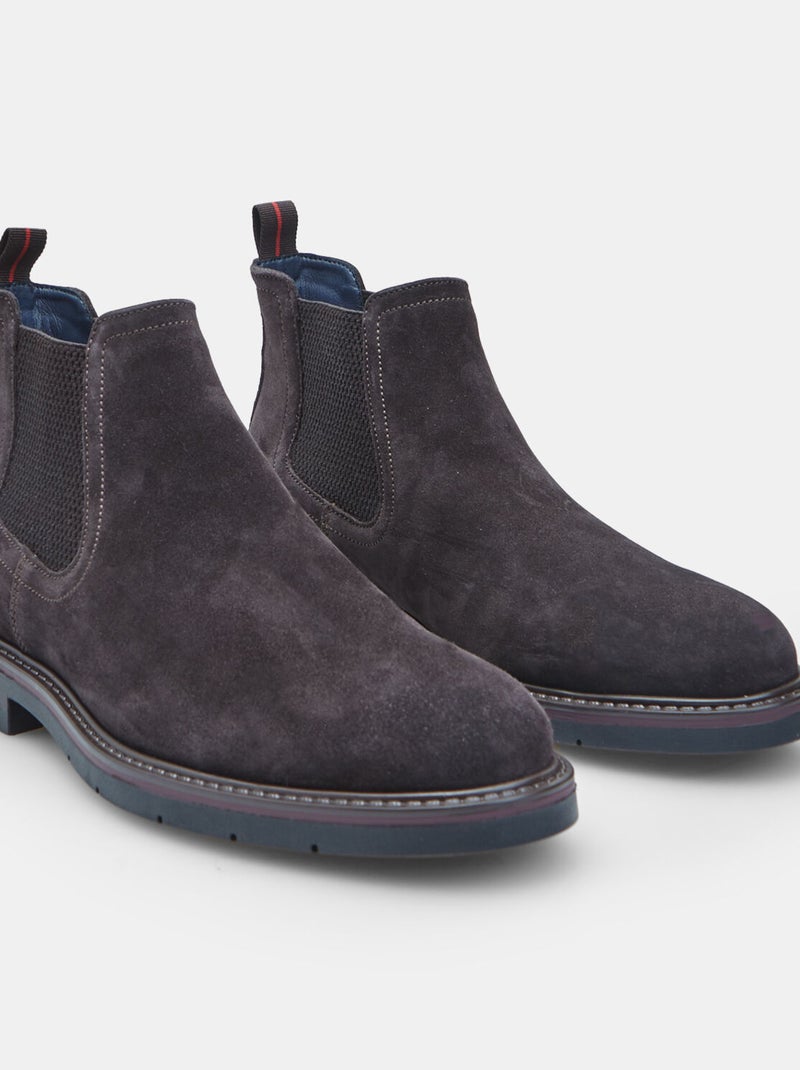 Bottines en daim BATA Marron - Kiabi