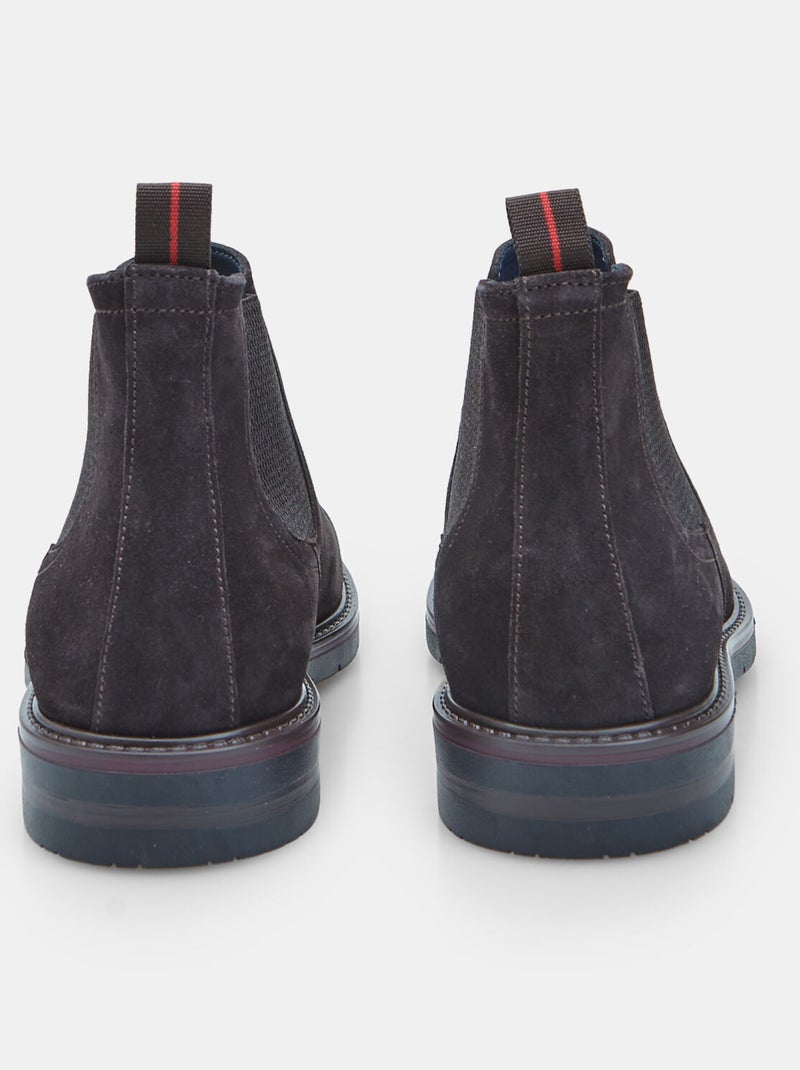 Bottines en daim BATA Marron - Kiabi