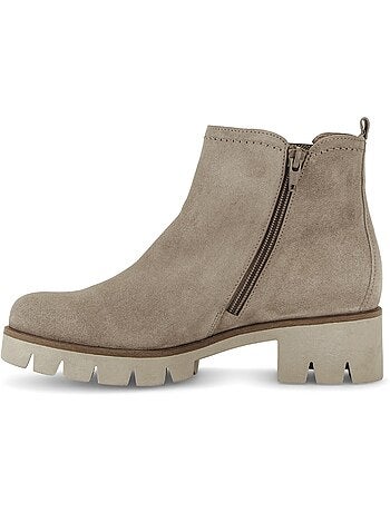 Bottines en daim