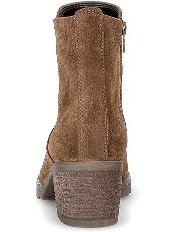 Bottines en daim