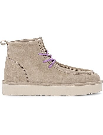 Bottines en daim (lacets )