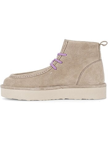 Bottines en daim (lacets )
