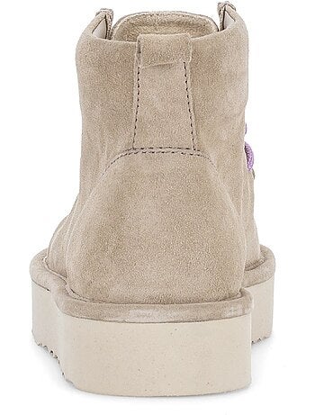 Bottines en daim (lacets )