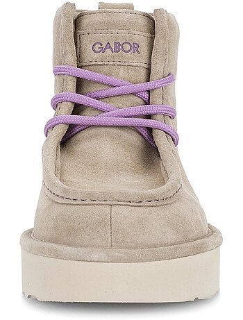 Bottines en daim (lacets )