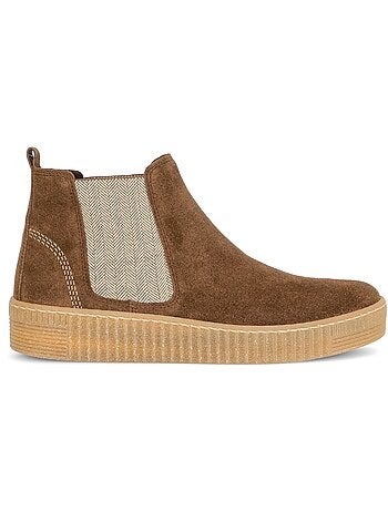 Bottines en daim