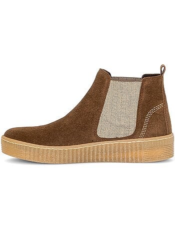 Bottines en daim