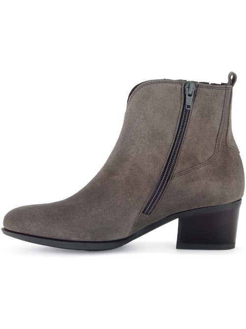 Bottines  en daim - Kiabi