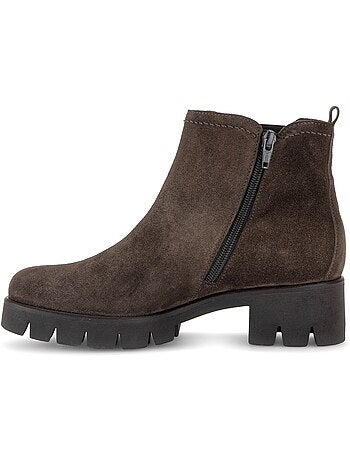 Bottines en daim
