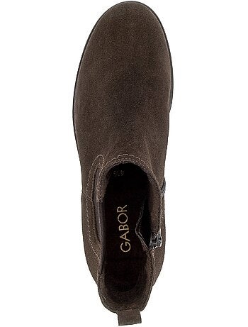 Bottines en daim