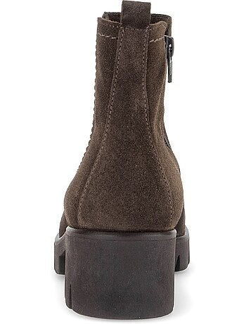 Bottines en daim