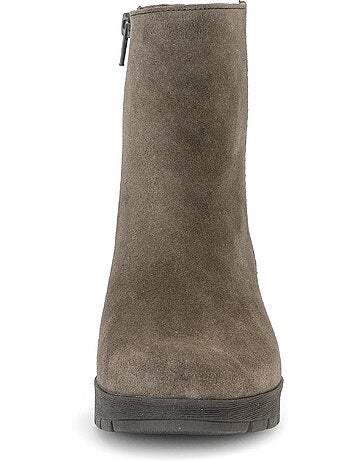 Bottines en daim