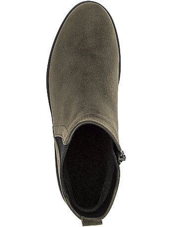 Bottines en daim