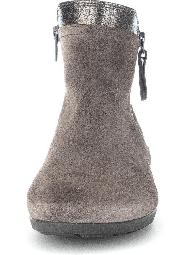 Bottines  en Nubuck Marron clair - Kiabi