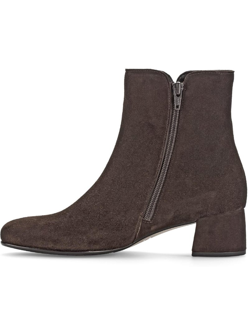 Bottines  en Nubuck Marron clair - Kiabi