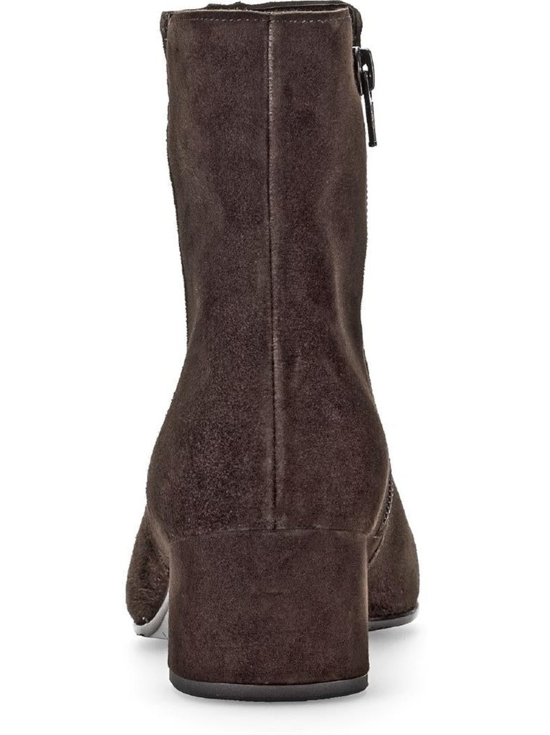 Bottines  en Nubuck Marron clair - Kiabi