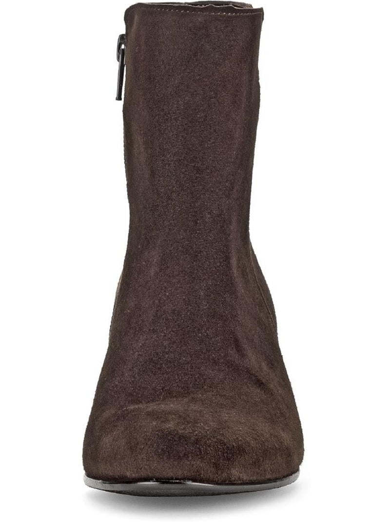 Bottines  en Nubuck Marron clair - Kiabi