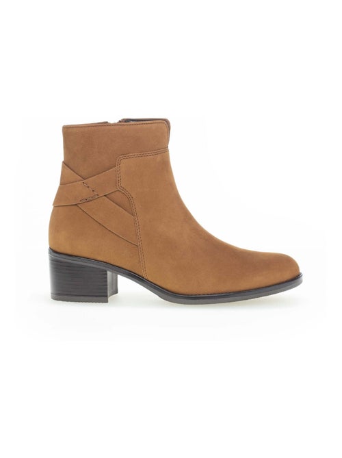 Bottines  en nubuck - Kiabi