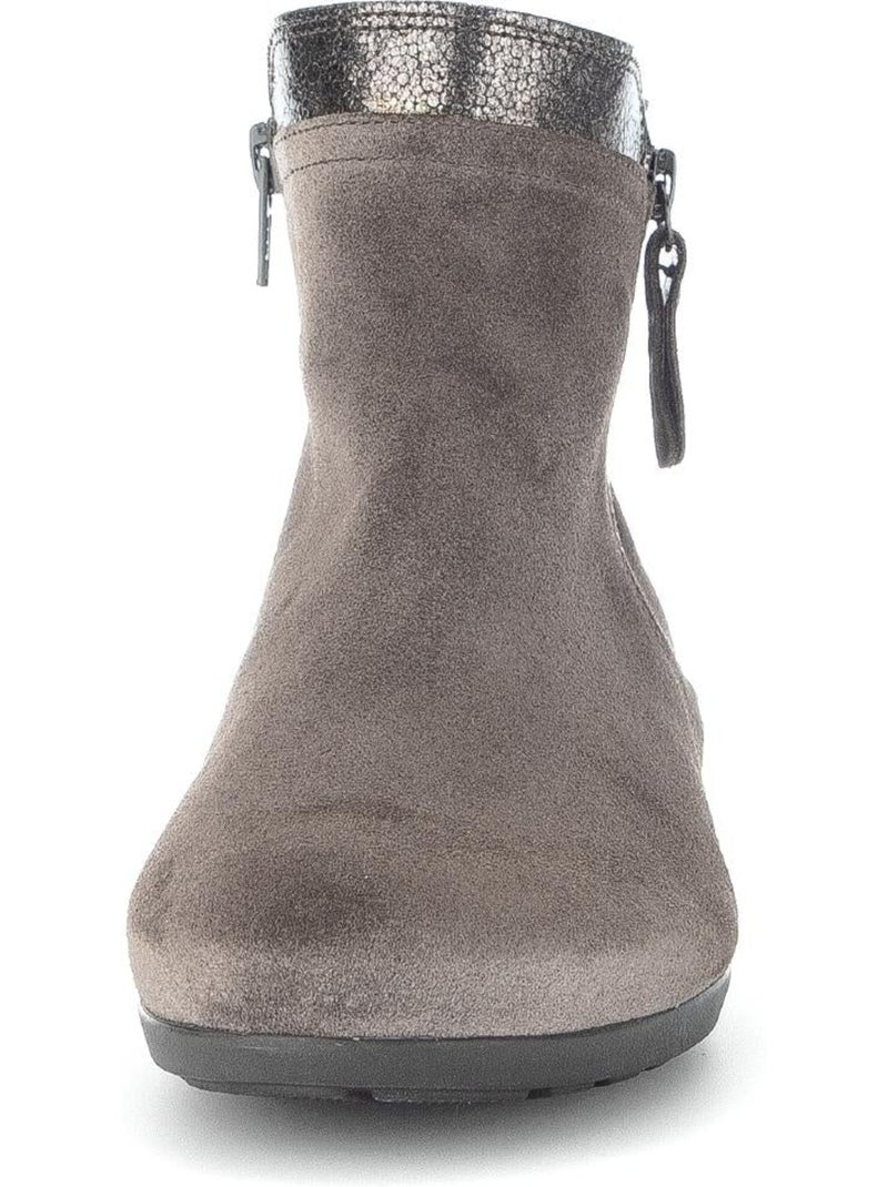 Bottines  en Nubuck Marron - Kiabi