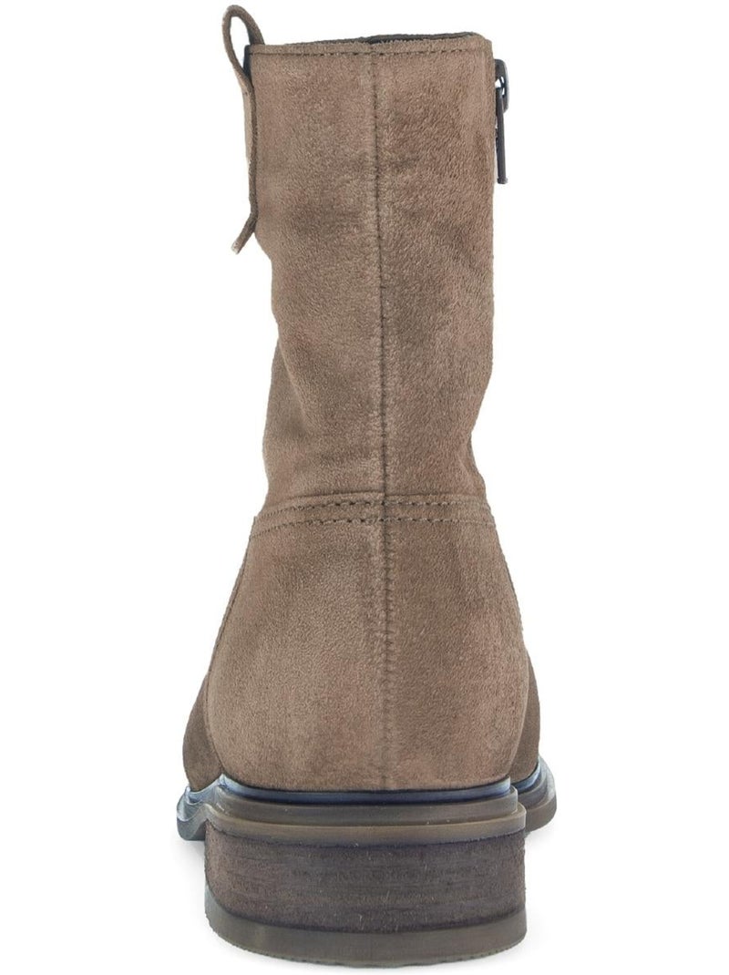 Bottines  en Nubuck Marron - Kiabi