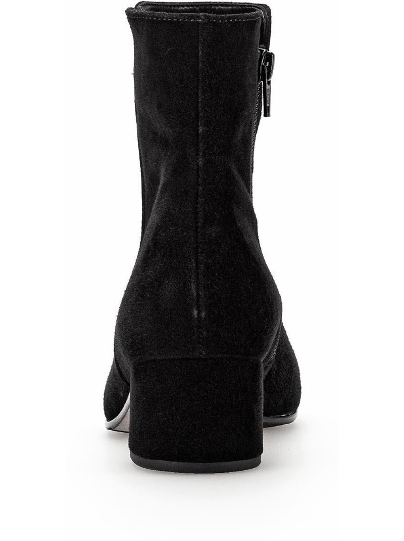 Bottines  en Nubuck Noir - Kiabi