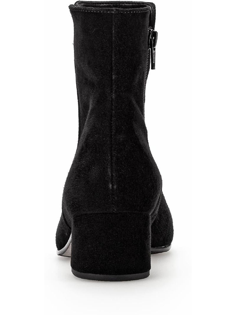 Bottines  en Nubuck Noir Noir - Kiabi